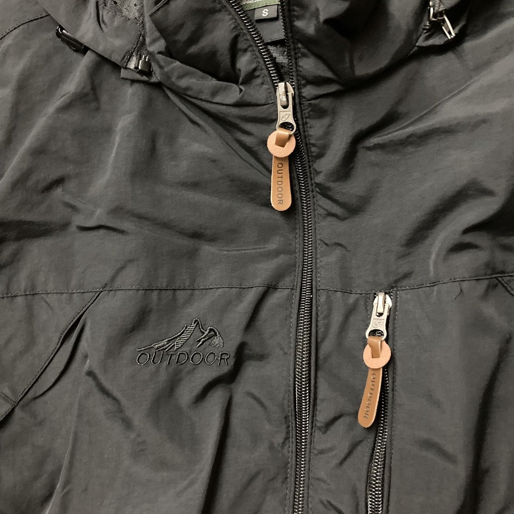 Men Lightweight Hooded Windbreaker Jacket Outdoor Size Small - Picture 2 of 6